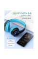 Kinder Kopfhörer Bluetooth Mpow CH9 kopfhörer Kinder Faltbar einstellbar 85dB Lautstärke begrenzt AUX 3 5 mm Klinke eingebautes Mikrofon LED-Licht kompatibel mit Handy/PC/iPad/Tablets/TV/MP3/4