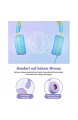 Kinder Kopfhörer Jungen Kopfhörer Mpow CH8 Kopfhörer Kinder 2 Stück 91dB-Lautstärkebegrenzer Gehörschutz Nylon-Draht -Geschenk Geeignet für Schulen Familien Reisen【Blau+Lila】