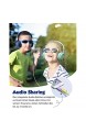 Kinder Kopfhörer mit Mikrofon Mpow CHE1 Pro Kinder Kopfhörer Audio-Sharing 85/94dB Lautstärkebegrenzung Mikrofon Faltbar Einstellbar für Studium Online-Lernen Reisen PC Mobiltelefon