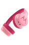 Motorola Squads 300 - Bluetooth Kinderkopfhörer - 24Std. - Begrenzter Lautstärk mit 85 dB Flexibel und langlebig Gehörschutz und Musik-Sharing-Funktion Anti-Allergie-Kissen (BPA-frei) - Rosa