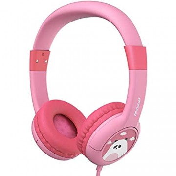 Mpow Kopfhörer Kinder Kopfhörer für Kinder mit 85dB Lautstärke Begrenzung Gehörschutz & Musik-Sharing-Funktion Kinderkopfhörer mit Kinderfreundliche sichere Lebensmittelqualität Rosa