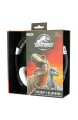 OTL Technologies JUNIOR Kinder Kopfhörer Jurassic Park (gepolsterte Bügel Lautstärke Begrenzung auf 85 dB buntes Comic Design für Jungen und Mädchen) Schwarz