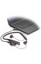 Plantronics Bluetooth-Stereo-Headset 'Voyager 6200 UC' USB-C Anschluss Nackenbügel Dynamische Stummschaltung Active Noise Cancelling Schwarz