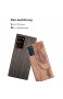 qichenlu [Kugelsicher Aramidkern Afrikanisches Ebenholz Echtholz Backcover für Note 20 5G Hülle für Note 20 5G FSC zert. Holz Handyschale Ultra Slim Wood Case