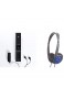 Sennheiser Flex 5000 TV Hörverstärker - auch für die eigenen Kopfhörer & Panasonic RP-HT010E-A Bügelkopfhörer (1 2m Kabellänge; Kopfhörer Klinkenstecker; geringes Gewicht) blau