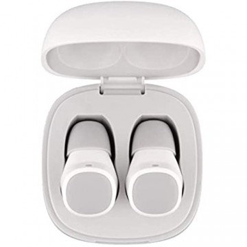 STREETZ Stereo Bluetooth Kopfhörer Kabellose In Ear Earbuds mit Premium Klangprofil besonders klein und leicht IPX6 Wasserschutzklasse Bequemer Halt Bluetooth 5.0 (Weiß) BD002 Slim