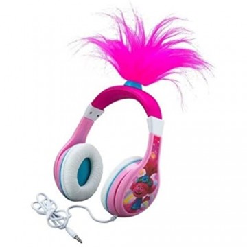 Trolls 2 kinderfreundliche Kopfhörer mit Kabel für Kinder Poppy