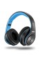 TUINYO Bluetooth-Kopfhörer Over Ear Hi-Fi Stereo Headset drahtloser Kopfhörer mit tiefen Bässen weichen Ohrenschützern aus Memory-Protein eingebautem Mikrofon Kabel PC/Handy/Fernseher