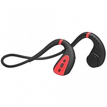 YJJ Drahtlose Kopfhörer Knochenleitung Kopfhörer Bluetooth Sweatproof Leicht mit Mic für Sport Fitness Laufen