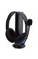 12shage Acoustic Noise Cancelling Kopfhörer (geeignet für PS4 PC Laptop Phone) schwarz