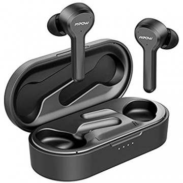 Bluetooth Kopfhörer In Ear Kabellose Kopfhörer Mpow M9 4-Mic CVC 8.0 Noise Cancelling Sports Kopfhörer Ohrhörer in Ear mit Bass Stereo/IPX8/40Std/Touch Sensoren/USB-C-Ladebox/Three Modes