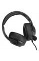 DHTOMC Gaming Headset verdrahtete Spiel-Kopfhörer Noise-Cancelling Head-Mounted Stereo Bass Stirnband-Kopfhörer mit unabhängigen Mic und RGB-Leuchten for PC/Laptop/Handy (schwarz) Xping
