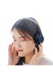 Drahtlose Noise Cancelling Kopfhörer | Leichte klappbare Kopfhörer | Tragbares Over Ear Bluetooth Headset Headphones mit Protein Ohrenschützern für Reisen/Zuhause/Büro