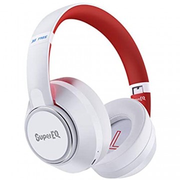 Hybrid Active Noise Cancelling Headphones SuperEQ ANC Wireless Bluetooth 5.0 Kopfhörer Over Ear mit 40Std.Laufzeit Transparenzmodus Mikrofon Bassklang Schnellladen für iOS/ /Android/PC