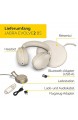 Jabra Evolve2 85 Wireless Headset mit Ladestation – Noise Cancelling Microsoft Teams Zertifizierte Stereo Kopfhörer mit langer Akkulaufzeit – USB-C Bluetooth Adapter – beige