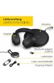 Jabra Evolve2 85 Wireless Headset mit Ladestation – Noise Cancelling UC Zertifizierte Stereo Kopfhörer mit langer Akkulaufzeit – USB-A Bluetooth Adapter – schwarz
