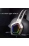 LHR Aktive Noise Cancelling-Kopfhörer Bunte Lichteffektkopfhörer Tragen Bequem Die Stilvolle Videowiedergabe des Esportspiels