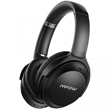 Mpow H12 IPO Active Noise Cancelling Kopfhörer Typ C Schnellladung 40 Std Laufzeit Bluetooth 5.0 Kabellose Over Ear Kopfhörer Integriertes Mikrofon Universale Kompatibilität mit TV/PC/Handy