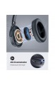 Noise Cancelling Kopfhörer Mpow Bluetooth Kopfhörer Over Ear mit 45Std Kopfhörer Kabellos mit Schnellladen und Mikrofon CVC6.0 ANC Kopfhörer mit 40mm HiFi Deep Bass-Silbergrau
