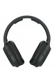 Sony MDR-RF895RK kabellose Kopfhörer (bis zu 100 Meter Reichweite Geräuschminimierungssystem 40-mm-Treiber automatische Frequenzsuche bis zu 20 Stunden Akkulaufzeit) Schwarz