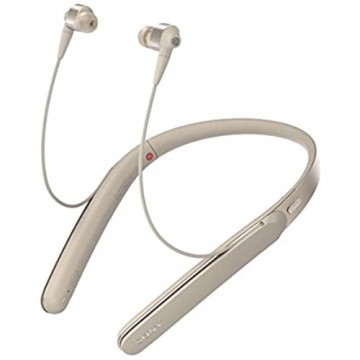 Sony WI-1000X kabelloser Bluetooth Hi-Res In-Ohr Kopfhörer Noise Cancelling Headset Freisprecheinrichtung Alexa 10h Akku gold