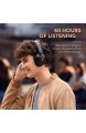 Soundcore by Anker Life Q30 Bluetooth-Kopfhörer mit Hybrid Active Geräuschisolierung Individuelle Modi Hi-Res Sound EQ regulierbar in App 40h Akkuleistung bequemer Halt(Generalüberholt)