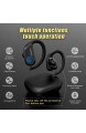 Wireless In-Ear Bluetooth Kopfhörer V5.0 Srhythm Soulmate S2 Kabellose Ohrhörer mit Apt-X CVC8.0 Mikrofonen 32 Std. Akkulaufzei Sprachassistent für Sport Reisen
