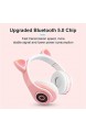 ZHANGXIAOYU 5 Farben Lichter Noise Cancelling-Kopfhörer Bluetooth 5.0 Headset mit Kabel 3 5-mm-Stecker mit Mic (Color : Red)