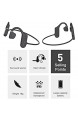Bluetooth Kopfhörer Neue Luftleitung Kopfhörer Wireless Bluetooth 5.0 Kopfhörer Open Ohr Sport Neckband HiFi Bass Headset Freisprechfreie Kopfhörer (Color : Black)