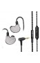 Docooler BQEYZ KB1 Kabelgebundene In-Ear-Kopfhörer DIY Kopfhörer 1BA + 2DD Hybrid Dynamic HiFi Ohrhörer Bass Laufen Sport Kopfhörer Abnehmbares Kabel Mit Mikrofon