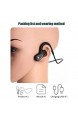 Drahtlose Kopfhörer Knochenleitungskopfhörer mit 16g Speicher 5.0 Bluetooth Stereo Wasserdicht MP3 Music Player Schwimmen Tauchen Sport Ohrhörer Für Arbeitlaufendes Radfahren Leicht (Color : White)