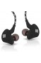 DUTCH ORIGINALS Bluetooth Kopfhörer In Ear Kabellos In-Ear Kopfhörer Sport mit Mikrofon und Nackenbügel Earphones Wireless für Handy Wasserfest schwarz