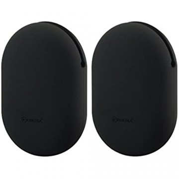 Geekria 2PCS Silikon-Hülle für Beats PowerBeats Jabra Sport Pace Bose SoundSport Senheiser In-Ear Ohrhörer-Schutz Squeeze Tasche/Tasche weiche Kopfhörer-Aufbewahrungstasche