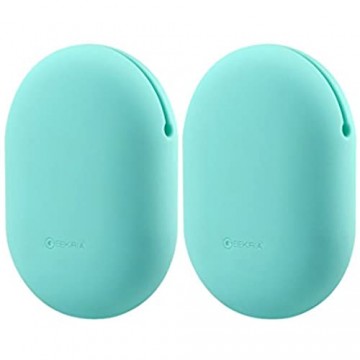 Geekria 2pcs Silikon-Schutzhülle für Ohrhörer für Powerbeats S0NY XB80BS MDR-J10 Phaiser BHS-730 BHS-530 Ohrhörer-Schutz weiche Aufbewahrungstasche für Kopfhörer