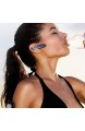 Hemobllo Kabellose Stereo-Ohrhörer Single-In-Ear-Kabelloser Kopfhörer Sport Wasserdichtes Kabelloses Headset für Den Täglichen Reisesport (Schwarz)