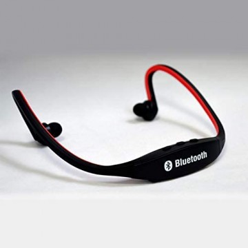 KawKaw Preiswerte Bluetooth In-Ear Sport-Kopfhörer kaufen mit eingebautem Mikrofon und Ohrbügel und Einer Akkulaufzeit von bis zu 10 Stunden