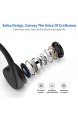 Knochenschall Kopfhörer Senli Bluetooth Kopfhörer Bone Conduction Headphones Air Open Ear Sport Kopfhörer Wireless/BT 5.0/IPX5.6 Wasserdicht/Schweißfest/Mikrofon/Kompatible Brille/Leicht 27g