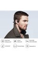 Knochenschall Kopfhörer Senli Bluetooth Kopfhörer Bone Conduction Headphones Air Open Ear Sport Kopfhörer Wireless/BT 5.0/IPX5.6 Wasserdicht/Schweißfest/Mikrofon/Kompatible Brille/Leicht 27g
