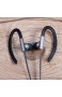 MICSHON MS10 Sport-Telefon-Headset，Universal 3 5 mm In-Ear-Stereo-Ohrhörer Kopfhörer verdrahtet Steuerkabel Clip Stereo Sound Noise Cancelling Earbud mit Mikrofon für Handy (Grau)