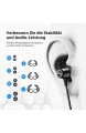 Mpow S16 Bluetooth 5.0 Kopfhörer 12 Stunden Spielzeit/ Stereo Bass IPX7 Wasserdicht SportKopfhörer In Ear für Joggen/Laufen Magnetisches Headset mit HD-Mikrofon