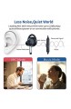 Nuomaidi Bluetooth Kopfhörer In Ear Bluetooth 5.0 Sport Kopfhörer Wireless Ohrhörer Noise Cancelling Kopfhörer ANC HiFi Stereo Drahtlose Headphones-Schwarz