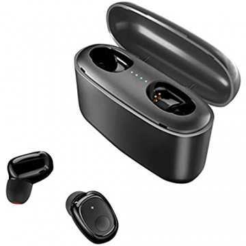 Ohrhörer Bluetooth 5.0 Sport Earbuds mit Hi-Fi Stereo Kopfhörer Kabellos mit intensivem Bass mit Ladebox Wasserdicht für Handy/Sport/Laufen/Android/IOS Headphones Headset