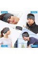Schlaf Kopfhörer Ohrstöpsel - Navly Kabellos V5.0 Sport Stirnband Kopfhörer mit Ultradünnen HD Stereo Lautsprecher Perfekt für Sport Seitenschläfer Flugreisen Meditation und Entspannung