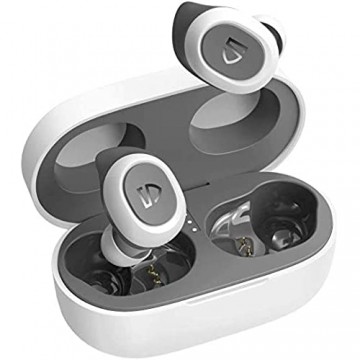 SoundPEATS TrueFree2 TWS Kabellose Kopfhörer Bluetooth 5.0 IPX7 wasserdicht Stereo TWS Sport-Kopfhörer USB-C-Aufladung Mono-Anrufe/20 Stunden Wiedergabe